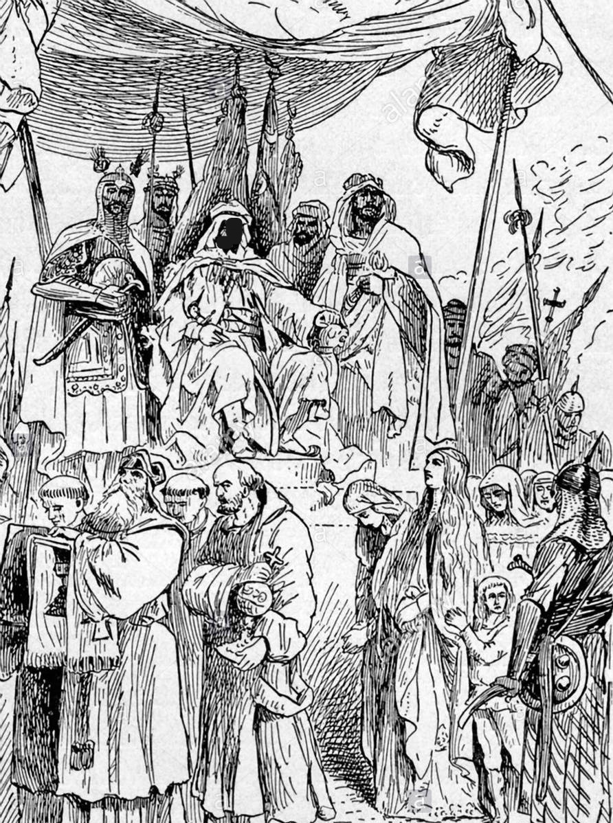 Le pacte fut accepté par le camp chrétien.Le 02 octobre 1187, peu avant la prière de Dhohr (prière après que le soleil passe au zenith), les armées musulmanes et Salah Ad-Din occupaient la ville de Jérusalem.La ville sainte passait sous contrôle musulman.