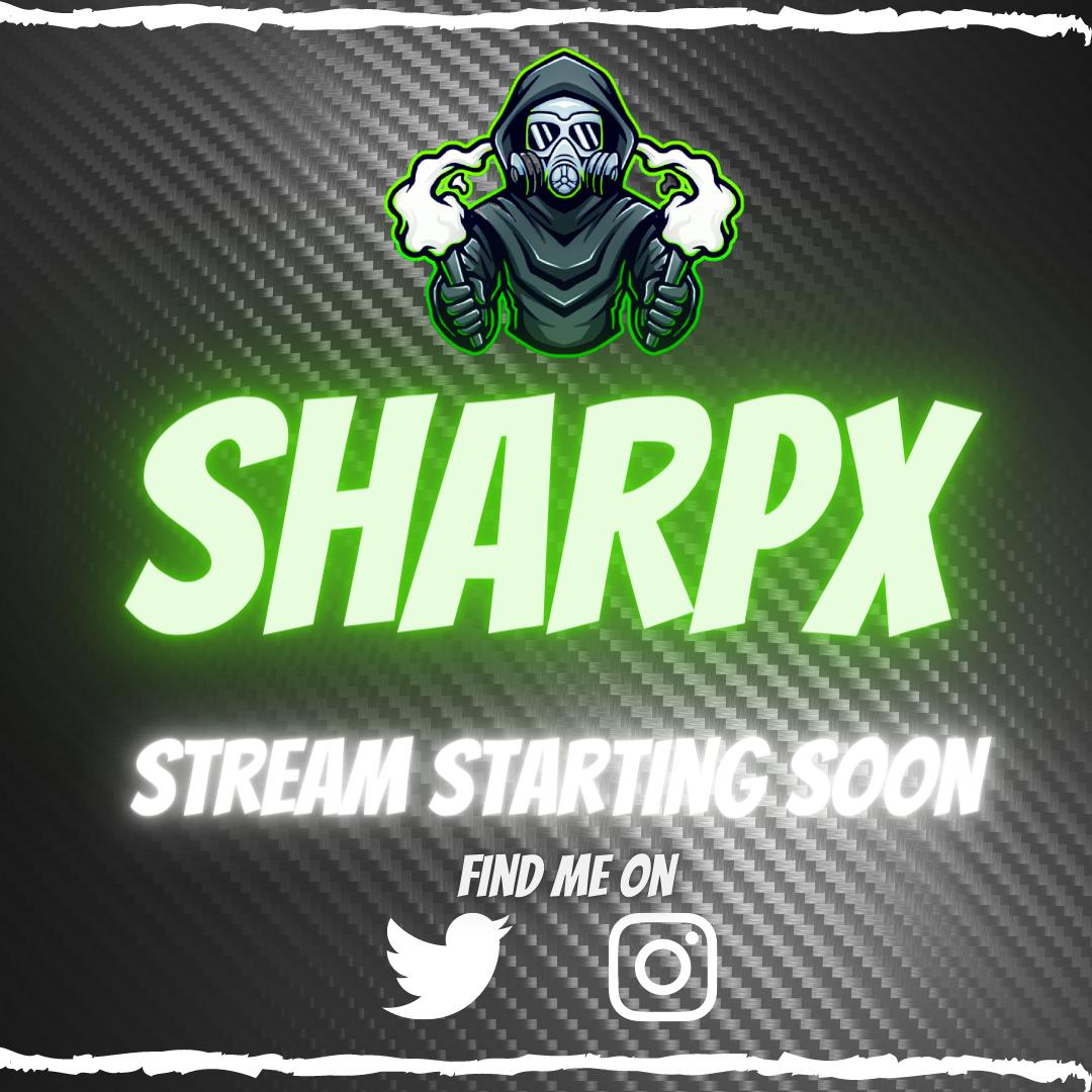 Come join the stream and come say hi in chat .

twitch.tv/ng_sharpx