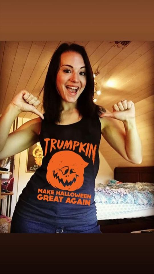 Andrea M. Garcia (@fishingismydrug) on Twitter photo The First Lady <a href="/FLOTUS/">First Lady Melania Trump</a> & <a href="/realDonaldTrump/">Donald J. Trump</a> tested positive for COVID-19. Hope they have a speedy recovery ❤️
"Trumkin make Halloween great again"
check this out👉 raiyansfashion.com/trumkin-make-h… 👈
#halloween #halloween2020 #halloweeniscoming The First Lady <a href="/FLOTUS/">First Lady Melania Trump</a> & <a href="/realDonaldTrump/">Donald J. Trump</a> tested positive for COVID-19. Hope they have a speedy recovery ❤️
"Trumkin make Halloween great again"
check this out👉 raiyansfashion.com/trumkin-make-h… 👈
#halloween #halloween2020 #halloweeniscoming