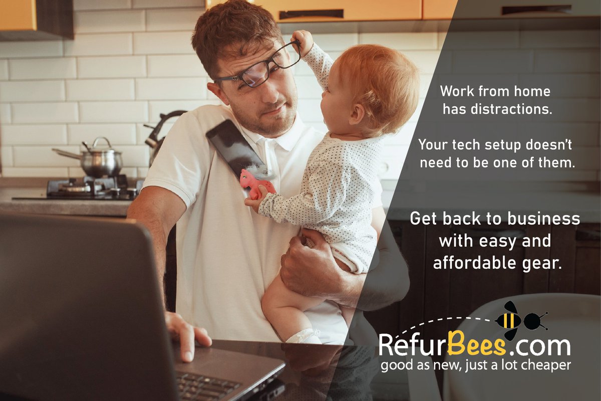 RefurBees's tweet photo. How's your home setup these days? We'll make it easier.
https://t.co/K0UF8vCfii https://t.co/6R7Sks2mvn