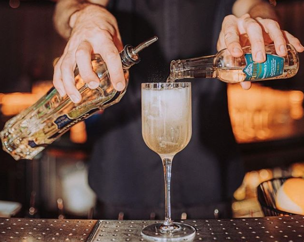 This cocktail was created by The Perception at W London for London Cocktail Week and it paired our Vermouth &amp; Tonic spritz with <a href="/StGermainDrinks/">St-Germain Liqueur</a>. The Elderflower flavour of the St Germain is perfectly complimented by the floral sweetness of the spritz.