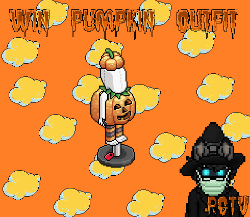 GIVEAWAY TIME!Want to win yourself a pumpkin outfit?FollowRe-tweetEnds October 6th http://Habbo.com  only #Habbo  #Habboween