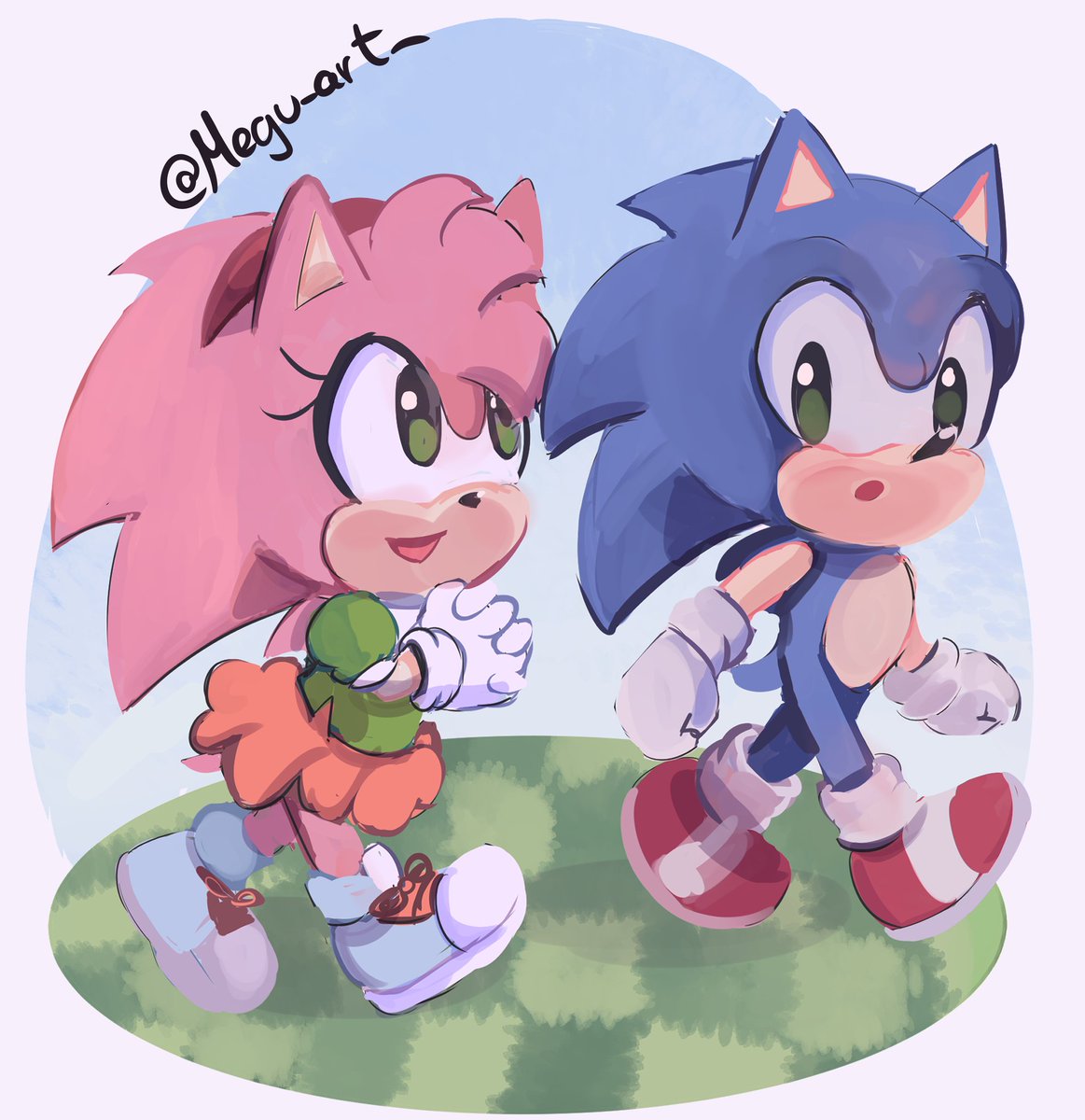 Megu on X: Sonamy/ Silvaze week day 4: Future Two kinds of families 🍝  (Click to see the full drawings!) #SonamySilvazeweek2021   / X