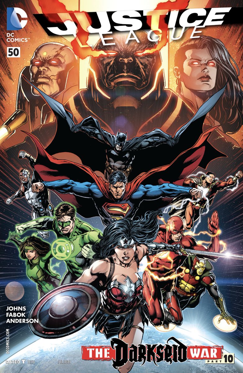 We’re finally here...After ~60 issues, five months, and many threads...we’ve finally arrived. The conclusion of the Darkseid War, the conclusion of Justice League! Lots to talk about so...without further ado.. DARKSEID WAR FINALE! Justice League #50Let’s finish this 