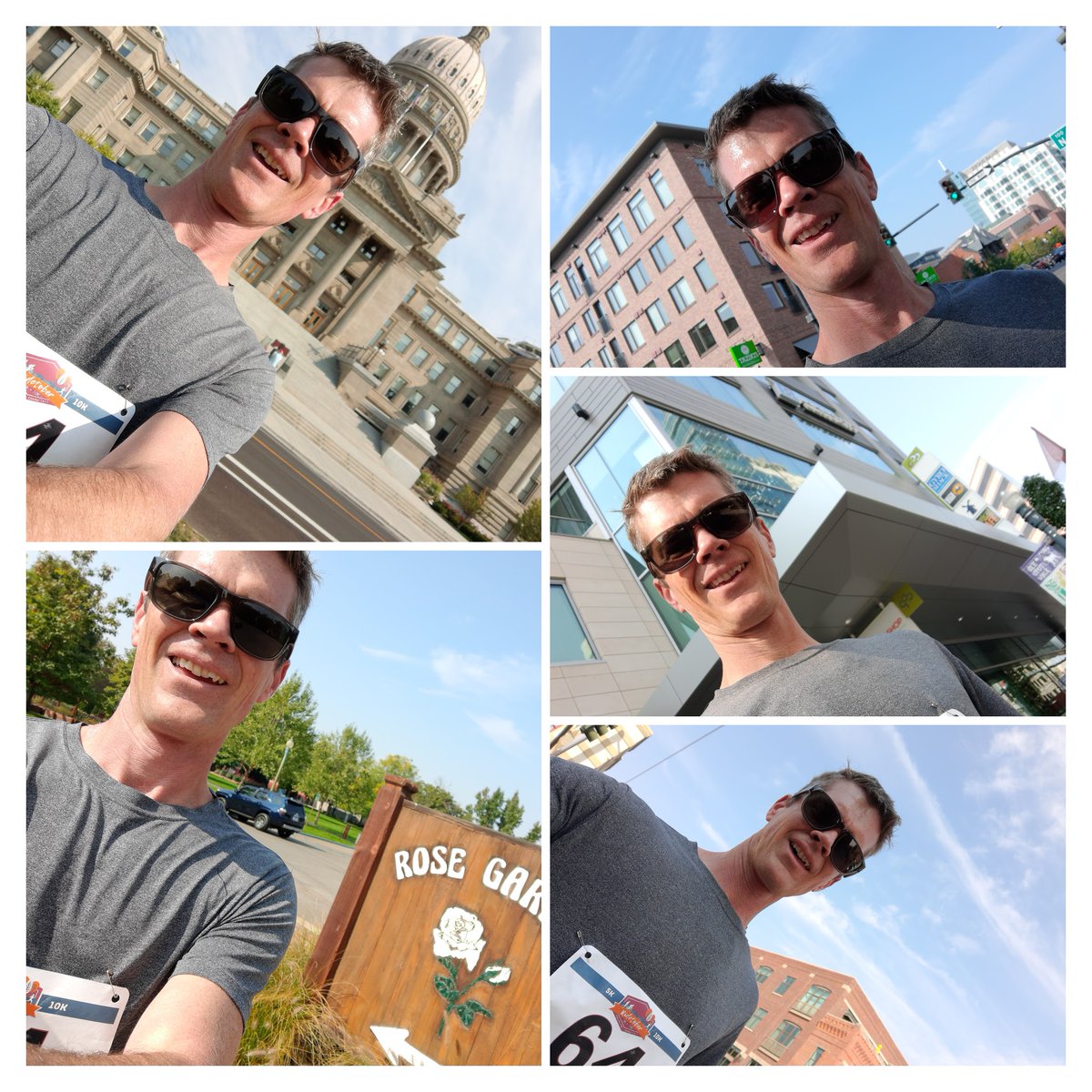 JoeBruce's tweet photo. What did you do over lunch?  Just a little 5k run in DT Boise for @ACHDCommuteride Ridetober virtual walk, run, bike event.  #Ridetober5K  https://t.co/gW0TSbMMtQ #strava https://t.co/Ku9DXK8gHI