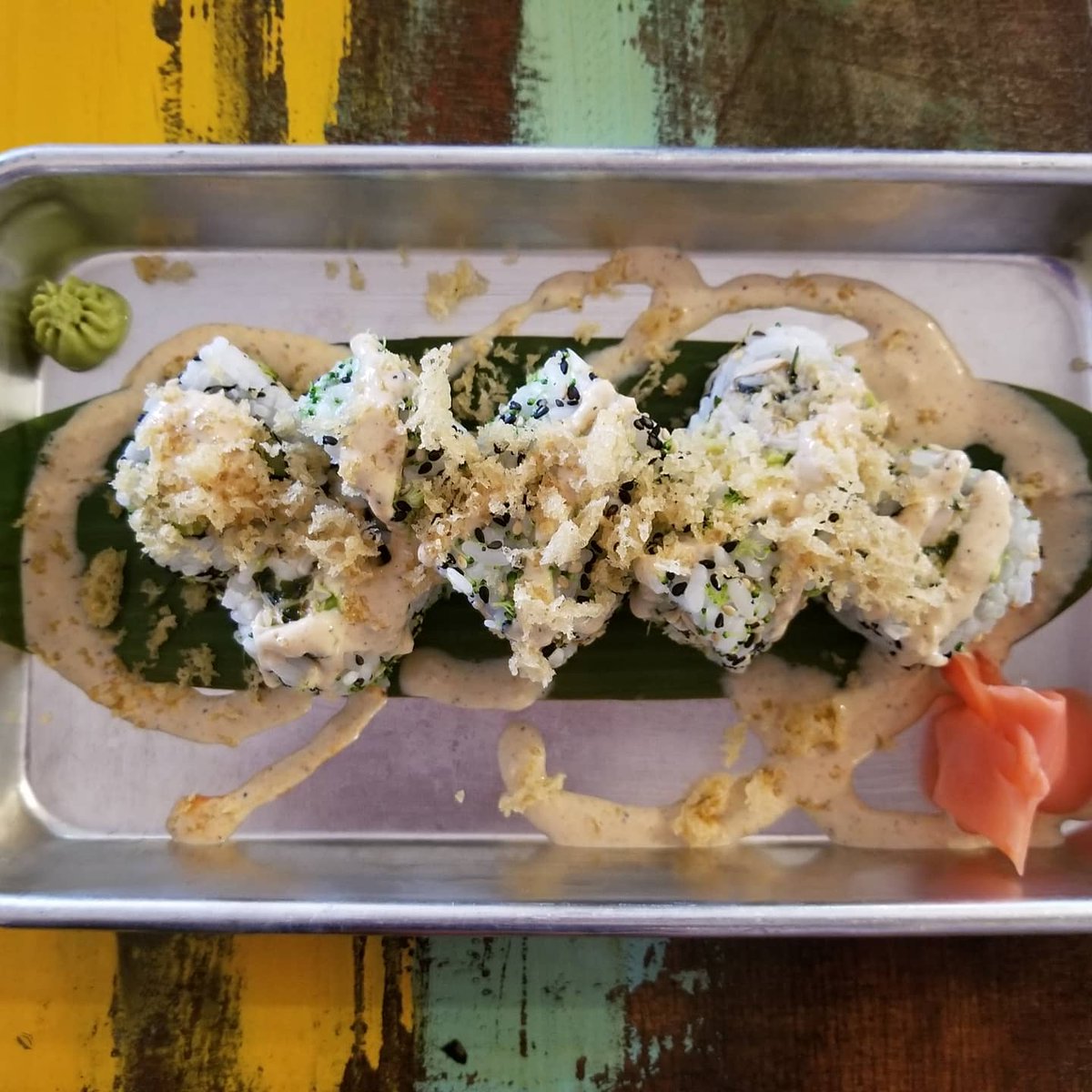 ConolaGrill's tweet photo. Conola Grill &amp; Sushi has 18 Vegan Dishes. Try the Beyond Sausage w/ Grilled Onions, Creole Mustard, &amp; Jalapeno, Vegan Sushi, Buddha Bowl, Vegan Curry, Hippy Mac' Cheese, &amp; Cashew Cheese Cauliflower. 
#keepconolaopen #iloveveggies 619 Pink St. Metairie LA 70005 call 504-837-0055 https://t.co/Q9bF4WCH6E