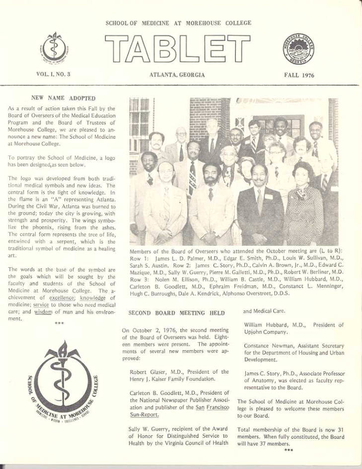 MSM_Library's tweet photo. On October 2, 1976 the second meeting of the Board of Overseers was held. Check out the picture to see the members that attended the meeting 44 years ago! #MSMArchvies #FBF https://t.co/TeIBPq3yAE