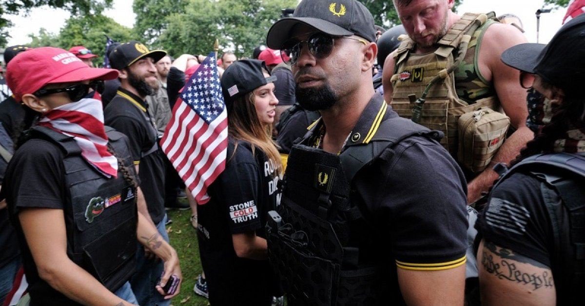 <a href="/CRYPTOPUNKK/">CRYPTOPUNK 🐀</a> <a href="/Breaking911/">Breaking911</a> And he designated the KKK a terrorist organization. And the proud boys aren’t White supremacist either way. This is literally their leader.
