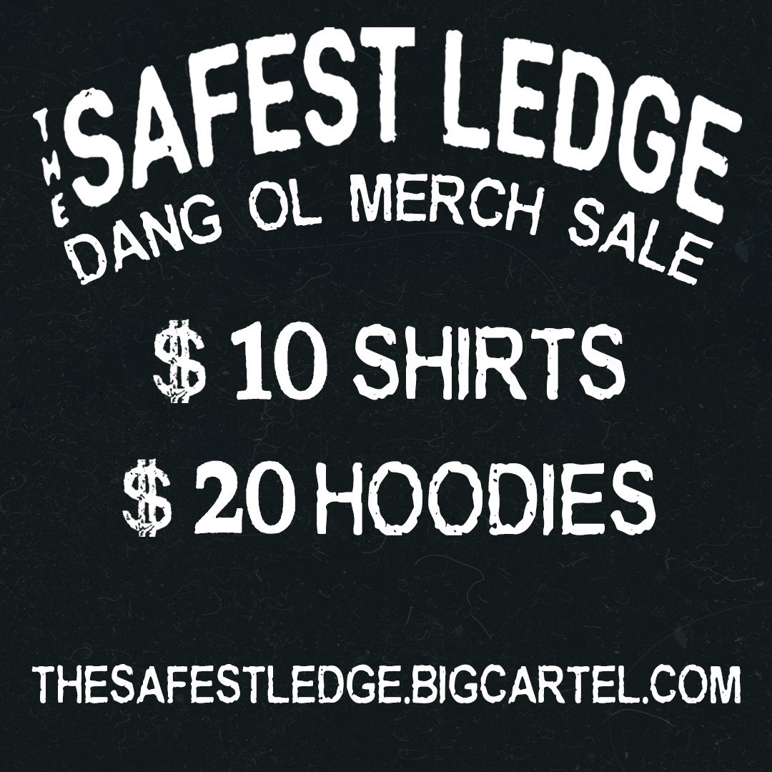 Let’s make way for some new stuff, this winter 💫
MERCH: linktr.ee/thesafestledge