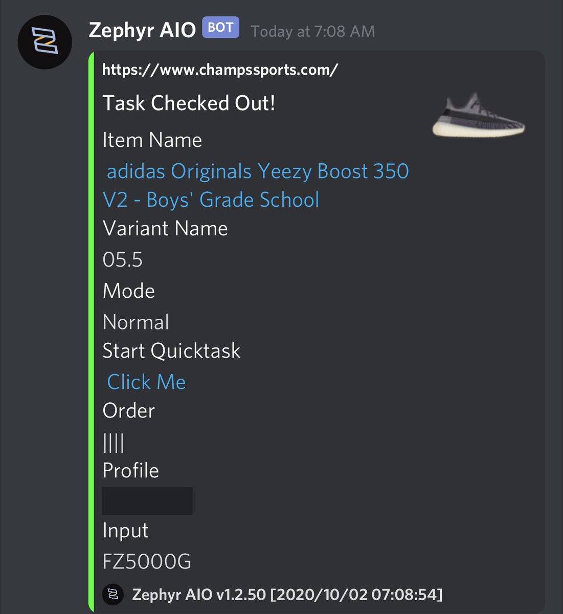 HeatHialeah's tweet image. Thanks @unlucku_ for the grind, all your work paying off!
Started late, but I should’ve ran for more, cuz Zephyr went brrrrr! Can’t wait for Mocha’s

@ZephyrAIO 📈📈📈 Dont sleep on @Zephyr_Success 

@JCooksFNF Best group of guys