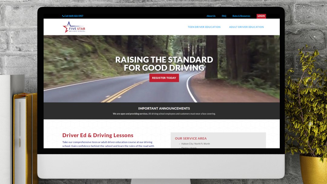 DriversEdSolut1's tweet photo. Congratulations, Five Star Driving School, on your new website! Are you ready for an upgrade too? Check out some of our other sites and sign up today: https://t.co/xnGAClFdUl https://t.co/vapGeh9lHM