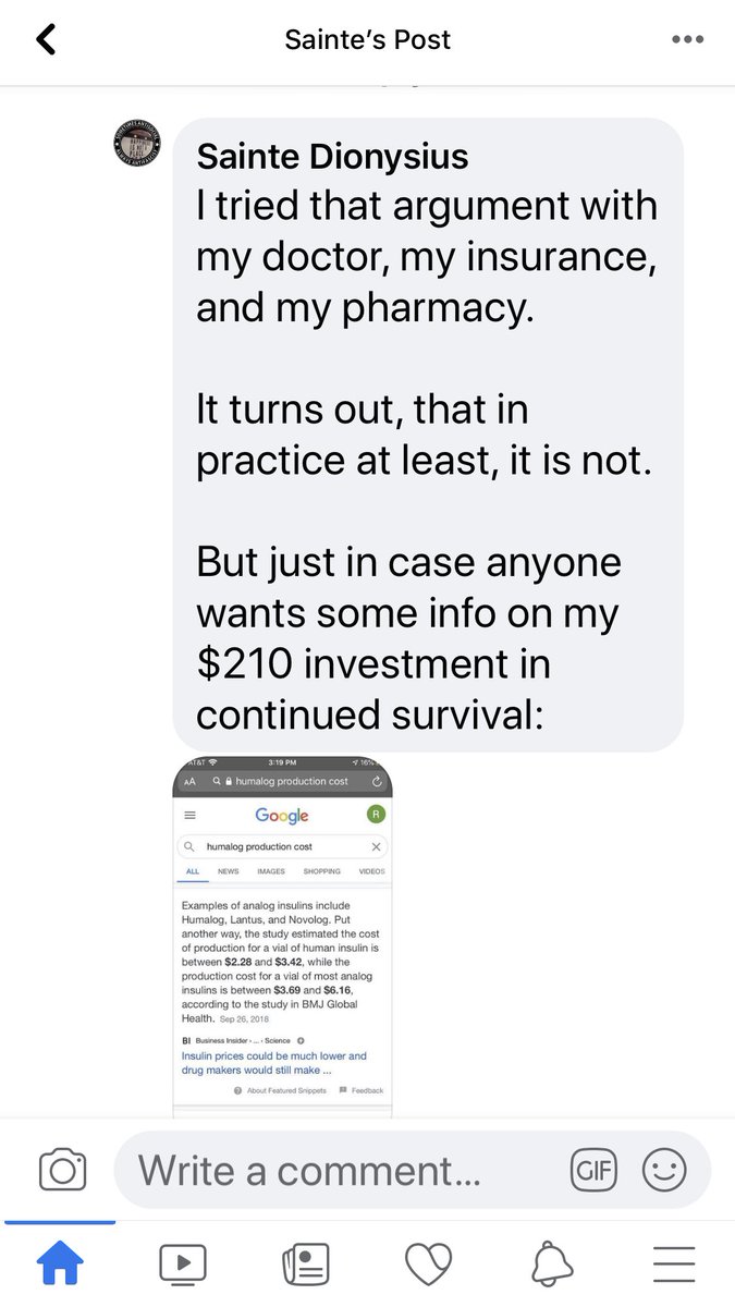 Jess_Snyds's tweet photo. @realDonaldTrump sooo what does a person do then when they survive off insulin ???
But also work in the service industry that is crumbling from COVID 
.....🤔 https://t.co/sZAc41XgRP
