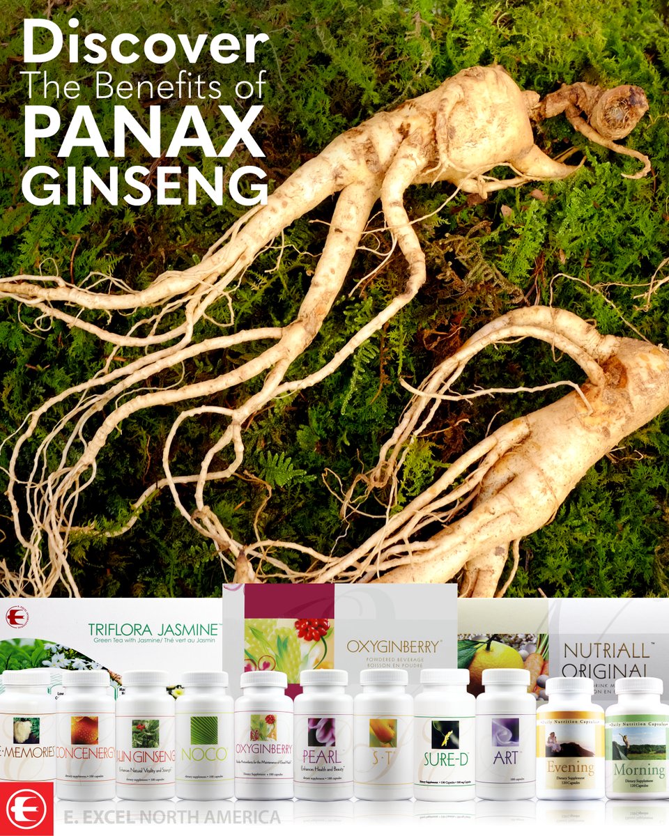 Panax ginseng is an amazing plant with adaptogenic properties, and it is featured in multiple E. EXCEL products. Discover the benefits of Panax Ginseng for yourself today!

#EexcelNA #EexcelCares #ShareEexcel #AlwaysEExcel #ginseng #panaxginseng #energy #amazingplants
