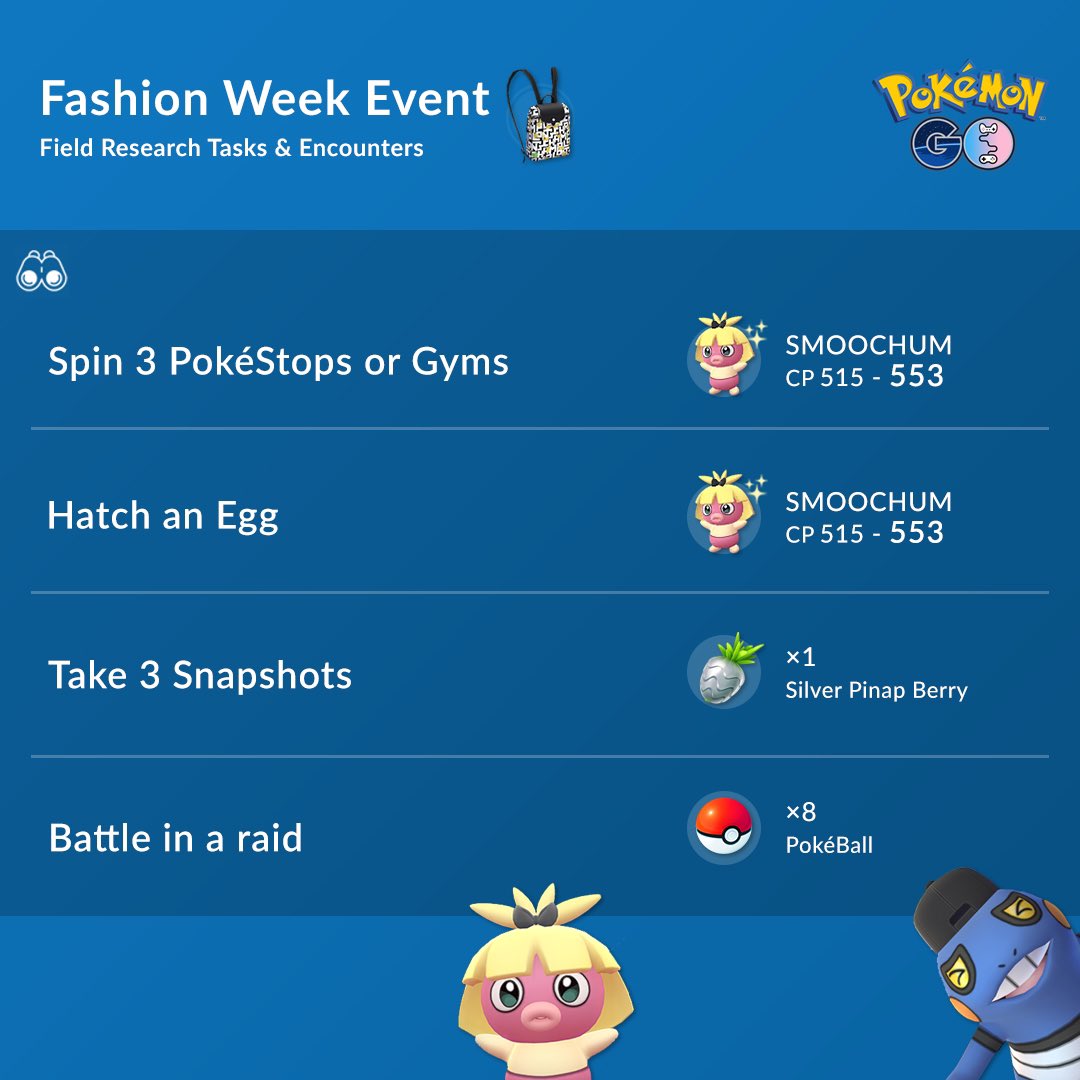 Couple Of Gaming The Longchamp X Pokemon Fashion Week Has Started And Brings A Lot Of New Shinypokemon For Us To Hunt And Collect As Well As New Field Research