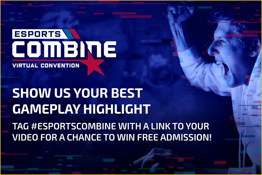 CombineEsports's tweet photo. Are you ringing in the weekend by playing #esports? Let your best moments work in your favor. Tag #EsportsCombine in your replay highlights for a chance to win free admission to The Esports Combine. https://t.co/rj32Jp0Fsz