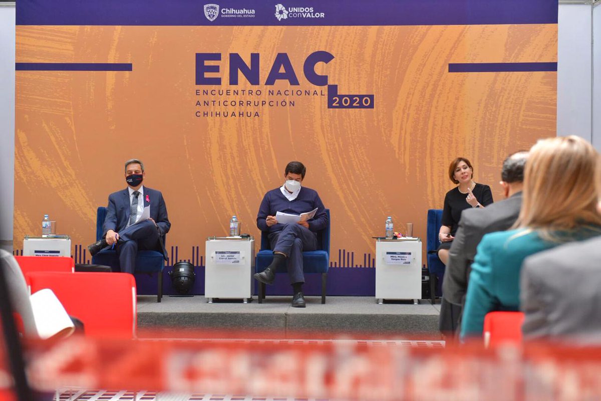 ENAC2020's tweet image. La titular de la @SFP_Chihuahua, la Mtra. @monicavaruiz expuso las acciones que dicho órgano de control ha realizado, en busca de #Justicia para #Chihuahua