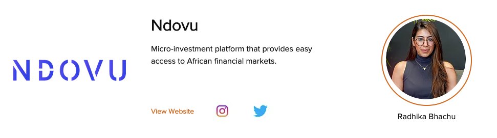 africasummit_pu's tweet photo. Congratulations to our First Place Winner for the New Venture Pitch Competition: Ndovu!
@InvestNdovu
#africasummitprinceton
#asp2020
@theflutterwave
@Princeton
@princeton_PEC https://t.co/fuA6pvUAXn