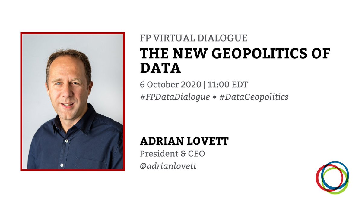 webfoundation's tweet photo. LIVE NOW: #FPDataDialogue with @adrianlovett, @JulieSBrill, Justice B.N. Srikrishna, @W_Wiewiorowski, @SammSacks, @Nuerteki & @ddoneda.
Watch live: https://t.co/0zVBzCiSfh
#DataGeopolitics https://t.co/XSIwn4syF2