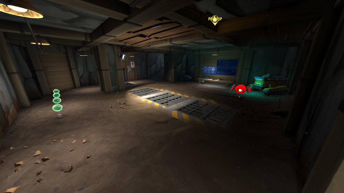 Some screenshots of a new Macguffin map “Factory” coming to <a href="/Diabotical/">Diabotical Rogue</a> in the next update :)