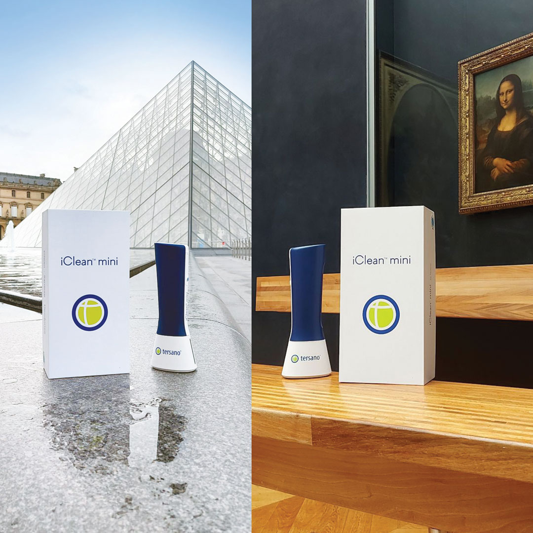 MyTersano's tweet photo. Count on the iClean mini to be your trusty travel companion!
Our 'mini' masterpiece is hard at work all over Paris! Here at the Louvre, Leonardo Da Vinci's Mona Lisa smiles mysteriously as she watches us clean, sanitize and deodorize.
.
#Tersano #iCleanmini #deodorize #Sanitize https://t.co/fNfkmn9a01