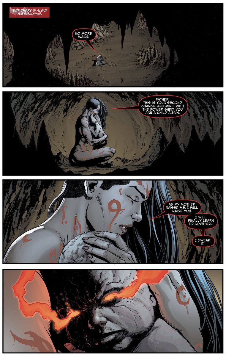 And Baby Darkseid survives! And with Grail too! A lot of potential in her, a lot, and I hope that we see her again soon. Last time was in the pages of Wonder Woman I believe!