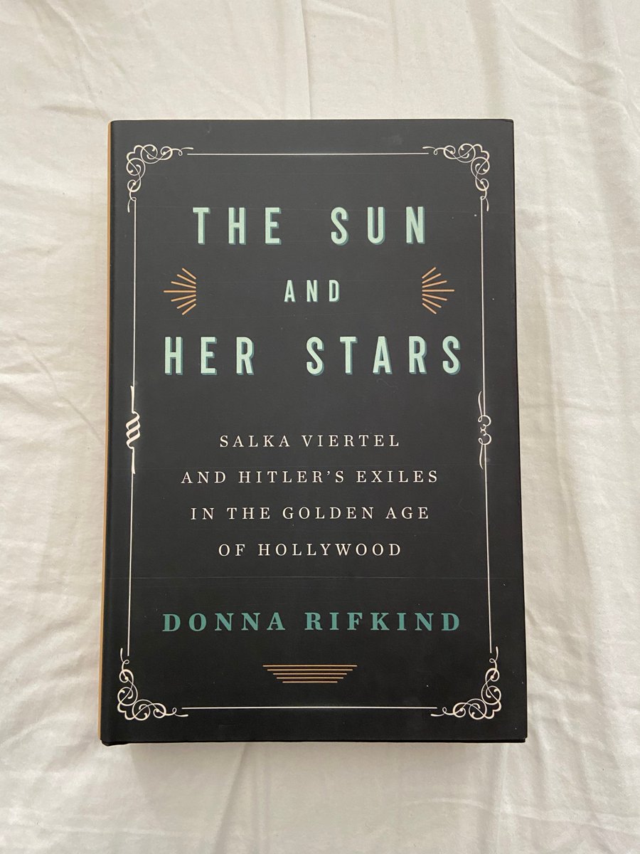 Today's book recommendation:  @donnarifkind's biography of the magnetic and talented Salka Viertel. Donna shows that Viertel's aid to artists and intellectuals fleeing Hitler went well beyond her celebrated parties.