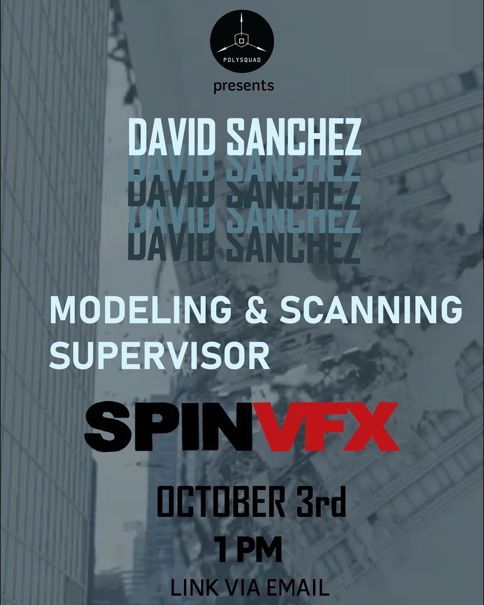 David Sanchez tomorrow at 1pm! As always, check your emails for the zoom link