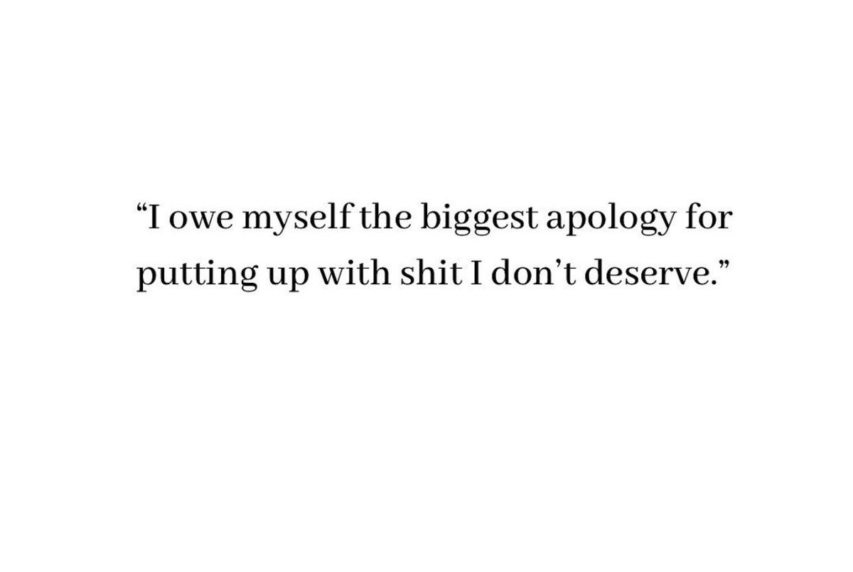 PoemHeaven's tweet photo. i owe myself the biggest apology. https://t.co/afAAzguXAE