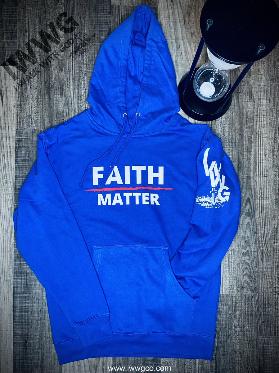 iwwgco's tweet photo. “Royal Blue Faith Over Matter” Hoodie now available for PRE-ORDER!!
*PRE-ORDER NOW UNTIL 10/16 SO THERE’S NO DISAPPOINTMENTS WITH SIZES BEING SOLD OUT🤗🔥🙌🏾 #IWWG 🙏🏾
https://t.co/x2jlvfh637
#HoodieSeason #IWalkWithGod #FaithOverMatter #RepYourFaith https://t.co/zks5oDAm8L