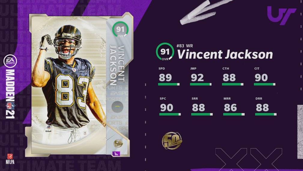 GIVEAWAY!

The 50 Week 2 Release

We're giving away all 3 players, yes all 3!

Ryan Shazier, Taylor Mays &amp; Vincent Jackson

Retweet &amp; Follow to Enter 

Winner Announced Sunday 8pm EST