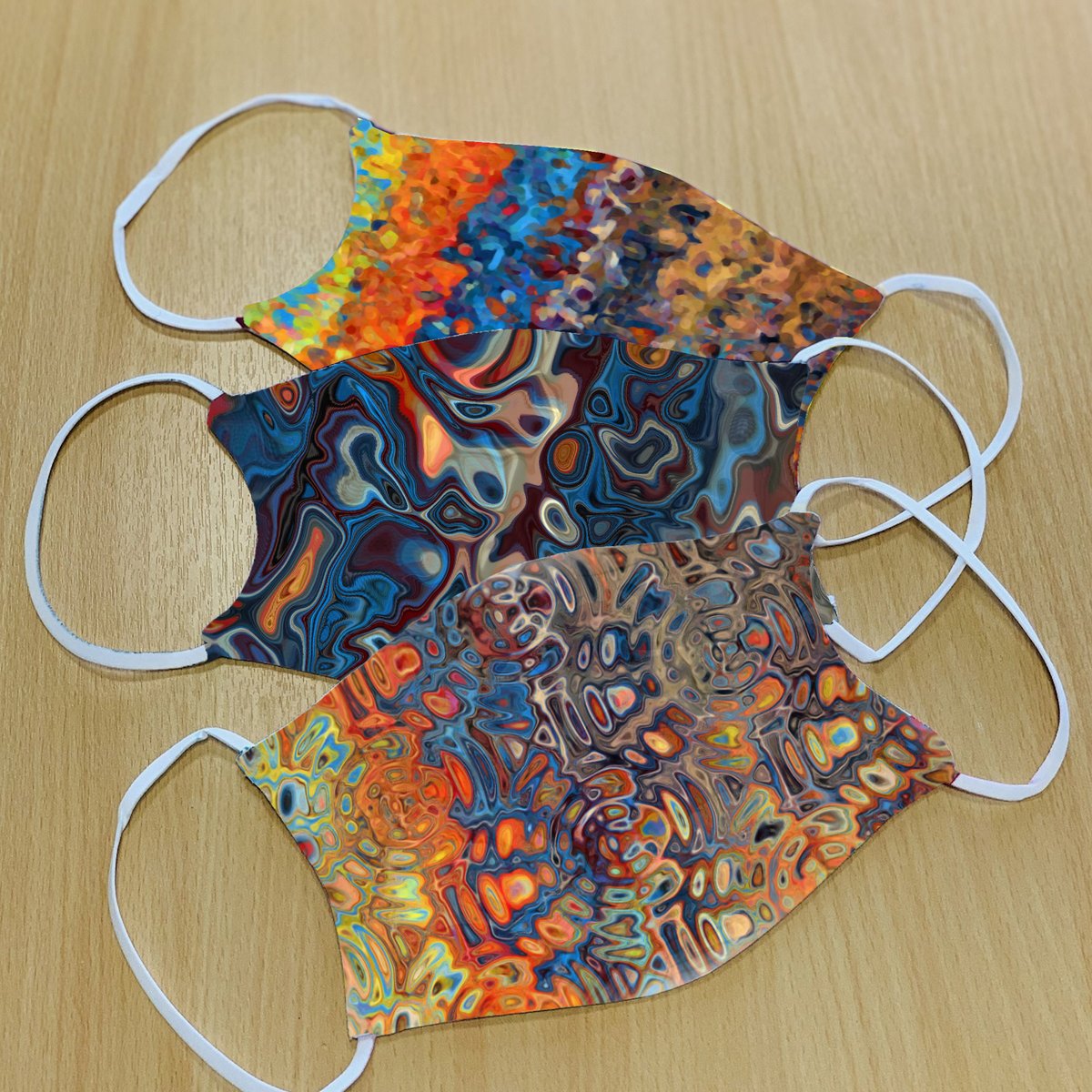 teeshirtmarket's tweet photo. Excited to share these from my #etsy shop: Cotton And Polyester Fabric Face Mask, Washable and Multi-Layered Cloth Face Covering in 3 Abstract Art Designs UK Printed https://t.co/EoxsvuwV3E  #adult #facecovering #adjustablefacemask #celebsforsmallbiz #filtermask https://t.co/3dUzuPndqR