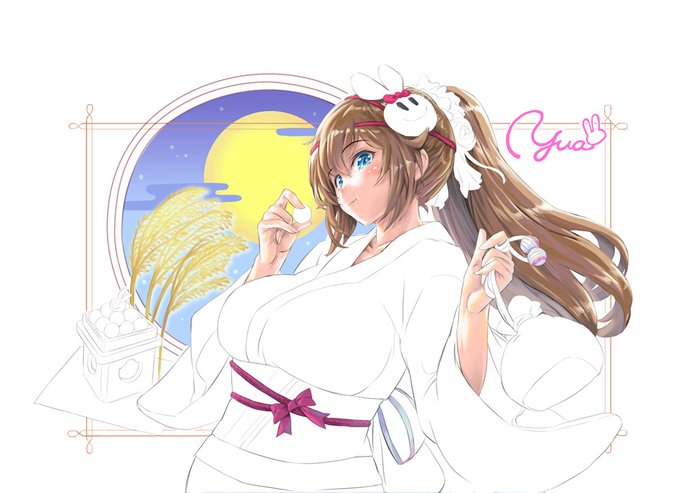 「I字バランス部」～なるタグの絵がなんか増えてきた気がする
自分もらくがきで描いてなかったかな～と思ったけど「ワーオ」と「Y字バランス」だった…

現在浴衣ラフ絵を仕上げ中～満月だったのに雲で隠れちゃったよ月… 