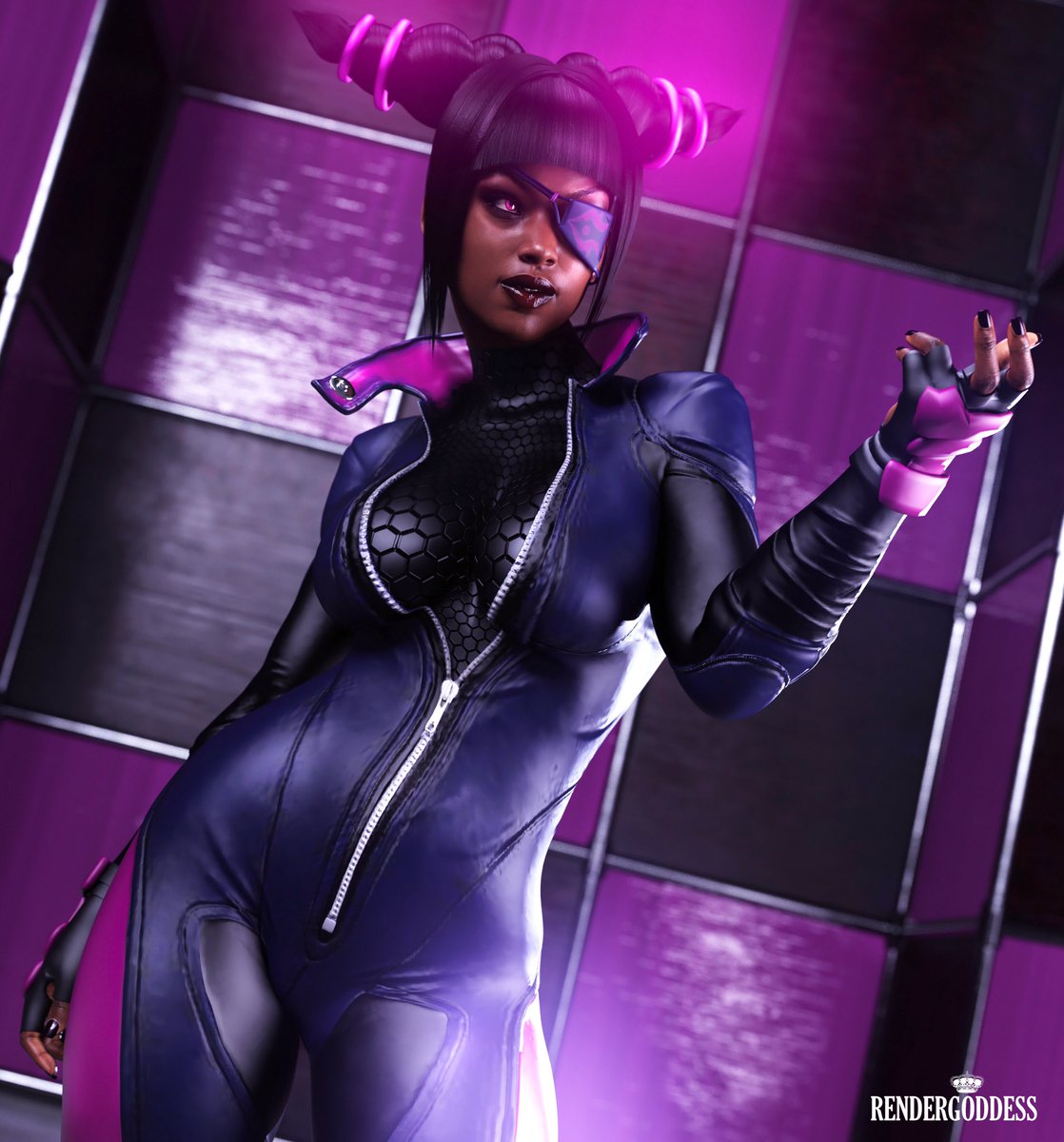 My piece for #Blacktober: Juri from SF.