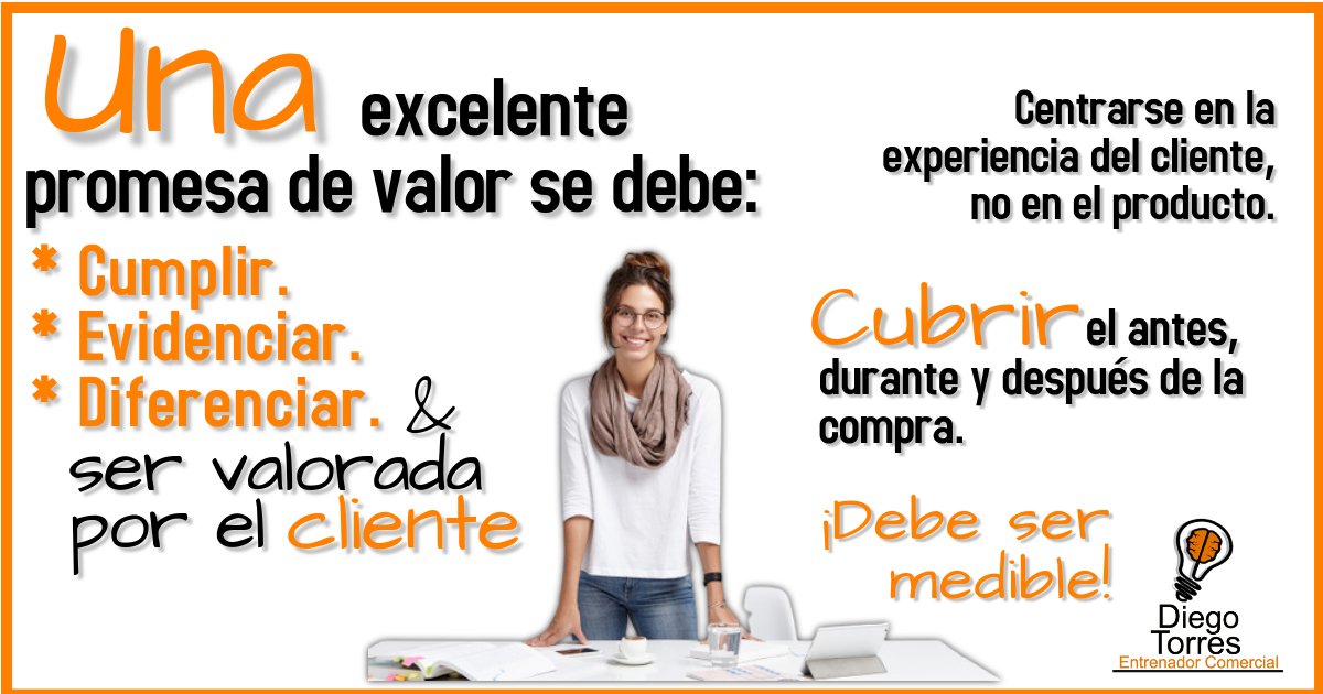 PasionXvender's tweet photo. El valor de tu promesa de valor.

Gran parte de los reclamos se podrían evitar si como vendedores no "juramos" nuestra promesa de valor en vano.

Recuerda no es lo que prometes, es cuanto cumples de lo que prometes. https://t.co/TGRF9SGT3I