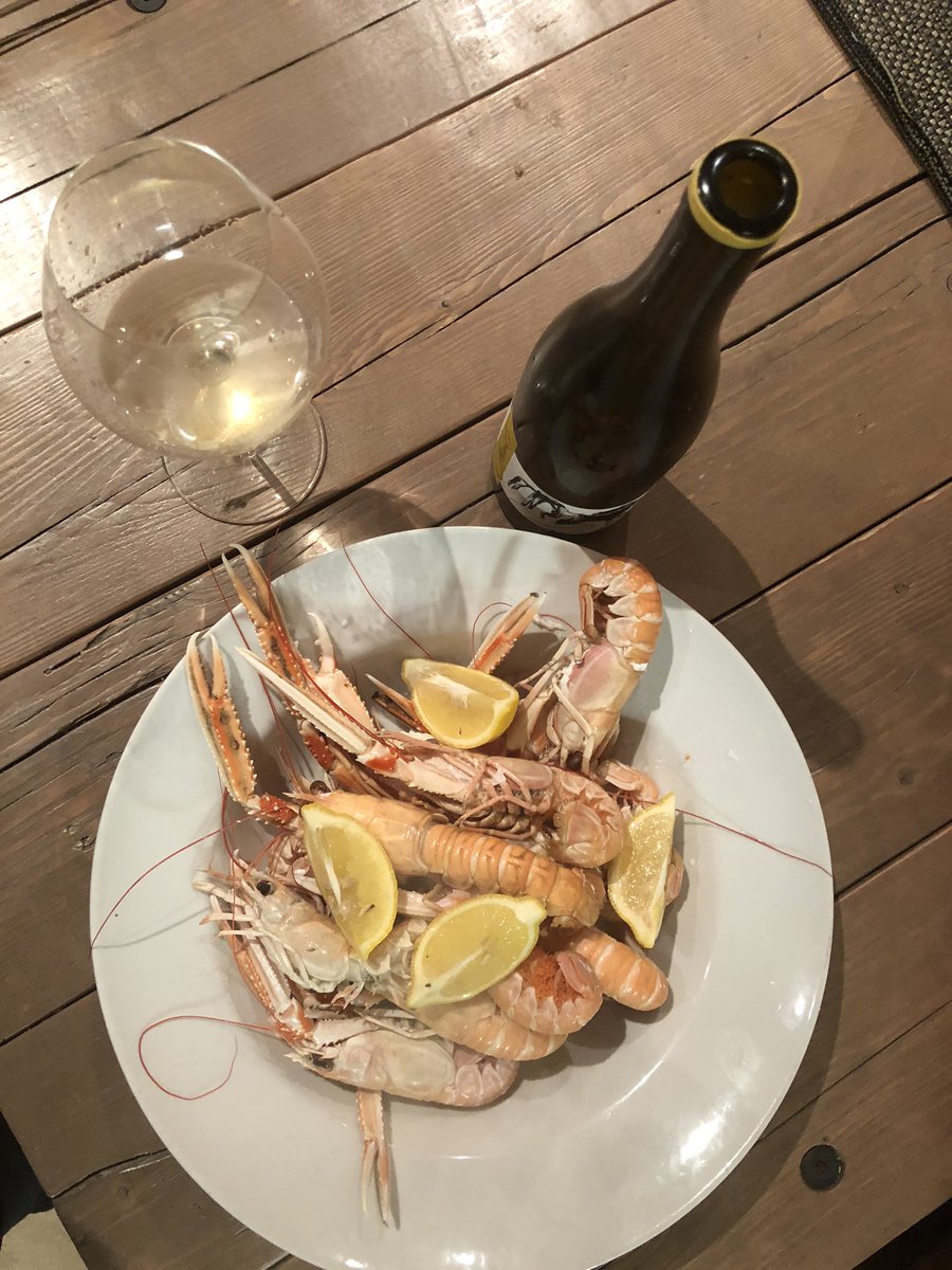 64_Wine's tweet photo. Day 9 quarantine.....   I hope I survive this . One of my favourite Chablis producers #thomaspico and fresh fish... https://t.co/rJKjyARnDl