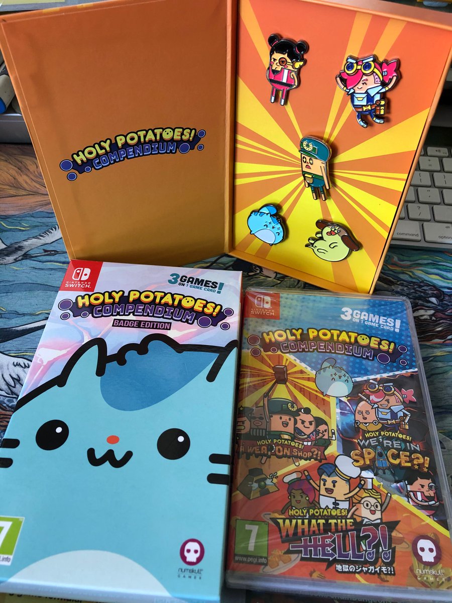 Our #holypotatoes titles are in physical form now, just saying😉
Also, we are planning to give some away to our lucky spudlings too. More details will be revealed tomorrow, so stay tuned!!