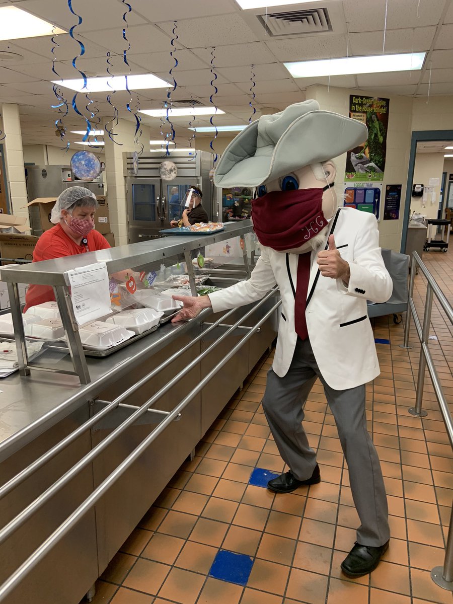 The Colonel loved seeing our students and staff today at South Heights Elementary School. <a href="/HCSDrLawson/">Bob Lawson</a>