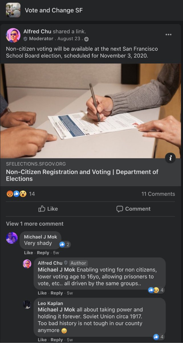 More on V&CSF: it features alt-right posts from Dinesh D’Souza, the Daily Wire, LawOfficer .com and David J. Harris Jr., along with posts from center-right groups like SOAR & Safe and Healthy Haight. It’s heavy on incarcerating houseless people and getting “tough on crime.”