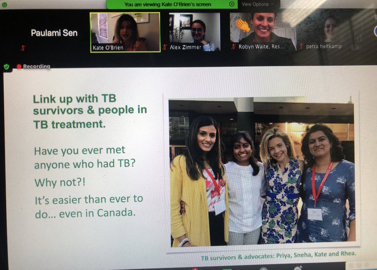Let’s listen to what @tubercuLOLsis has to say! @McGill_TB researchers, let’s always link up with #TBSurvivors