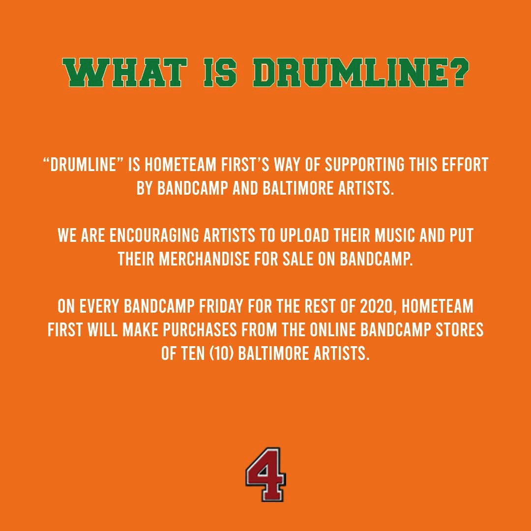 HomeTeamFirst_'s tweet image. This month for #BandcampFriday, we made purchases from the Bandcamp stores of these Baltimore artists 🍾 
Click here to check them out: thehometeamfirst.com/drumline