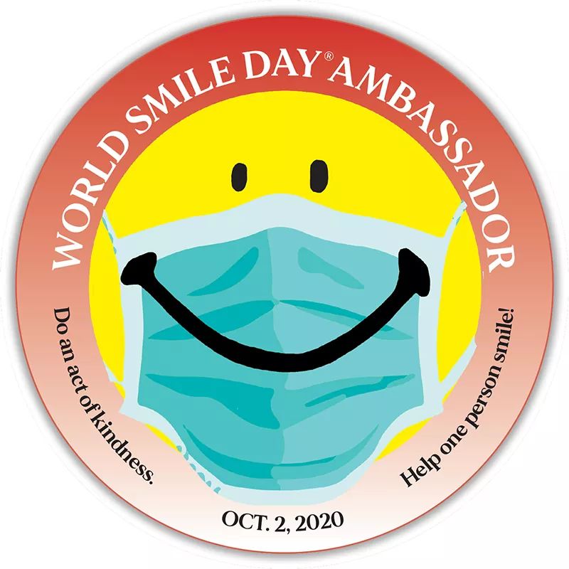 #WorldSmileDay
It's World Smile Day 2020. Do an act of kindness. Help one person smile! And wear a facemask! #WearAMask #coronavirus #COVID19