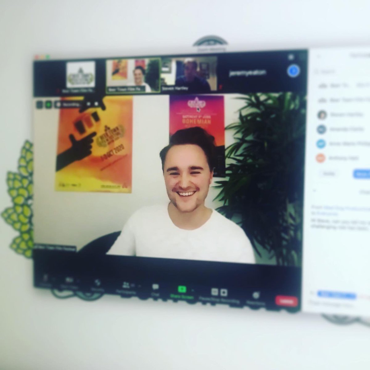 Thanks to everyone who joined us tonight to watch our Live Q&amp;A with @StevenPHartley and the second of our playlists showing Lockdown and Fiction Short.

The countdown is on now, tomorrow we’ll be announcing the winners of Beer Town Film Festival 2020. Good luck to our finalists!