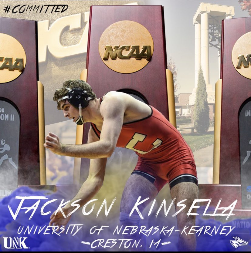 I am very proud and excited to announce I will be continuing my academic and athletic career at the University of Nebraska at Kearney! Thank you to all of my family, coaches, and friends who helped me got this point in my career! #unkwrestling #loper4life