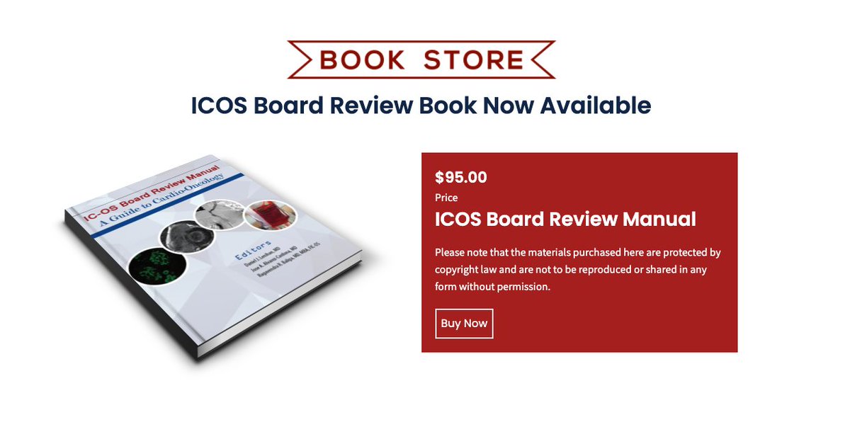 ICOSociety's tweet image. Are you studying for the ICOS Board Certification Exam? Top CardioOncology experts have collaborated on this book for you.

ic-os.org

#CardioOnc #CardioOncology