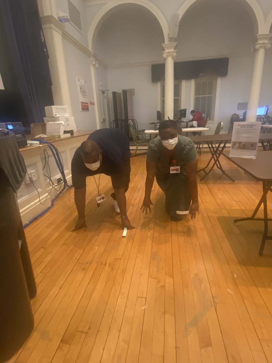 TheDawnJones's tweet photo. Wristband runners get ready set go!
Team working hard converting patients over to the new system and responding to request. https://t.co/o5uDa6nA1Y