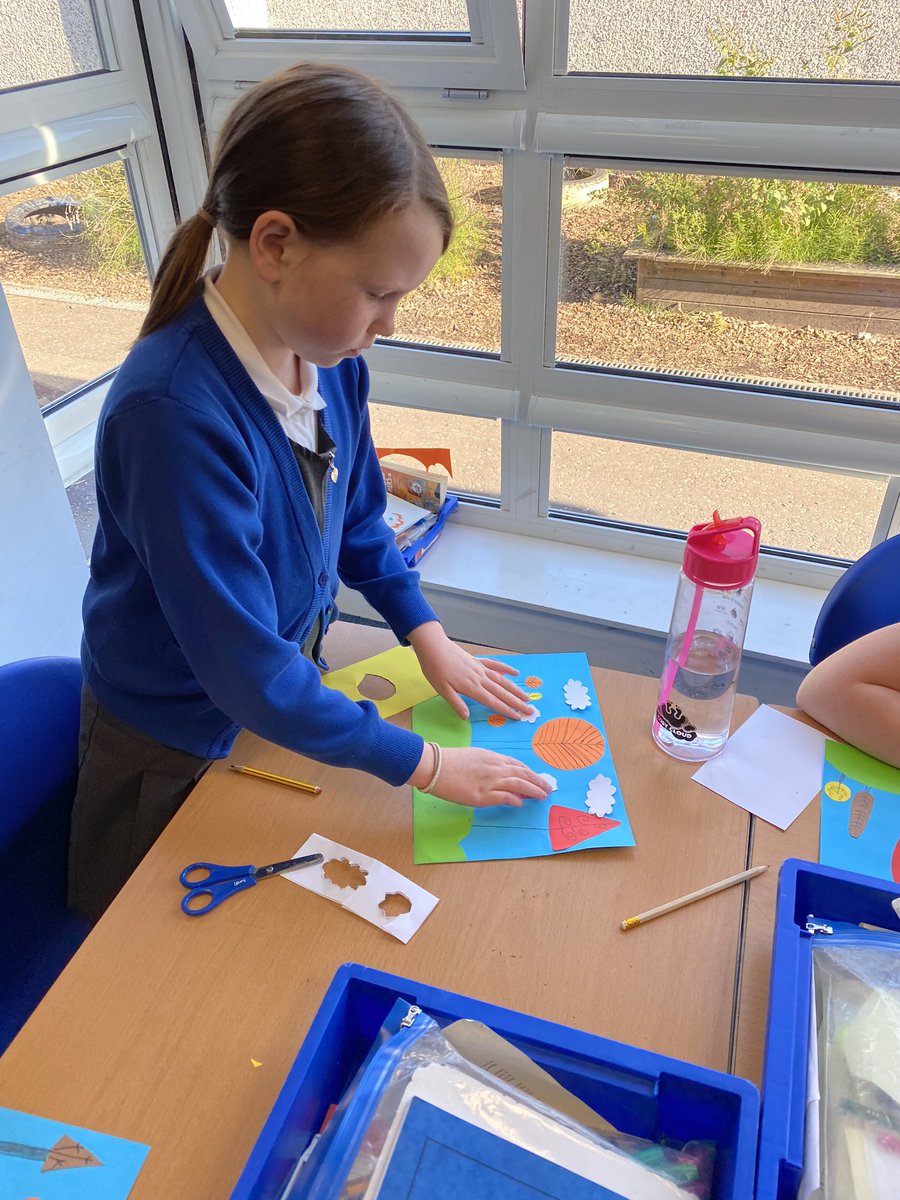 mrsmcbride1's tweet image. Our autumn forests are coming along well! We worked hard to add fine line detail in our branches. @MrsMcManusanto
