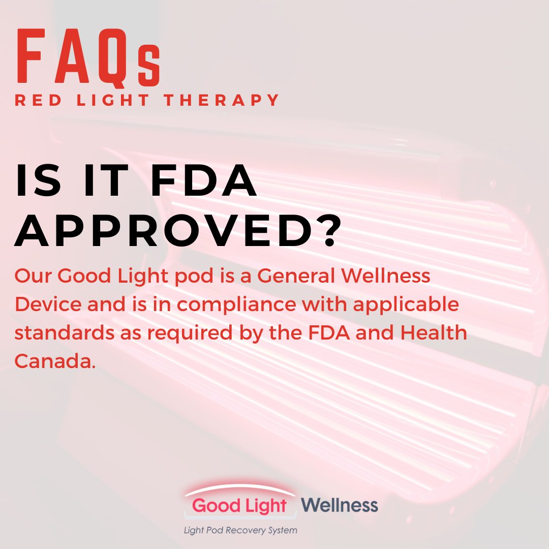 Not to worry, the Good Light pod is approved by the FDA and Health Canada! 
  
Book your appointment today ➡️ 1l.ink/JTPDCHH

#goodlightwellness #yql #lethbridgewellness