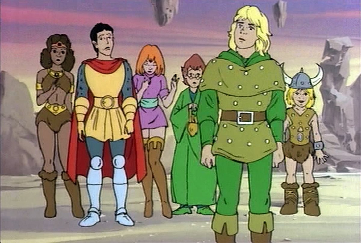 Next up:‘Dungeons & Dragons Cartoon’.Forget Thundercats, forget He-Man, the D&D cartoon was THE cartoon to watch. A continuous adventure featuring a bunch of kids pulled from our world and thrust into the D&D universe (lite). Dungeon Master was cool, but Eric stole the show.