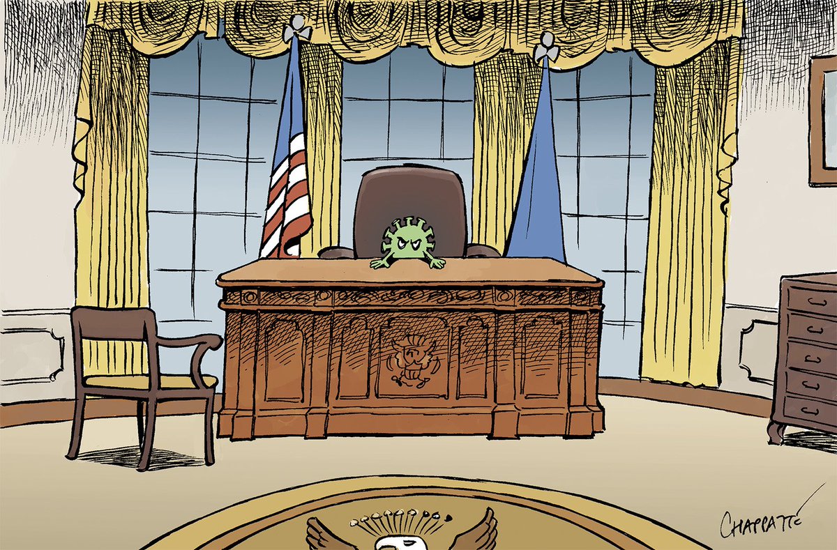 Xavi Ruiz On Twitter Trumphascovid By Patrick Chappatte