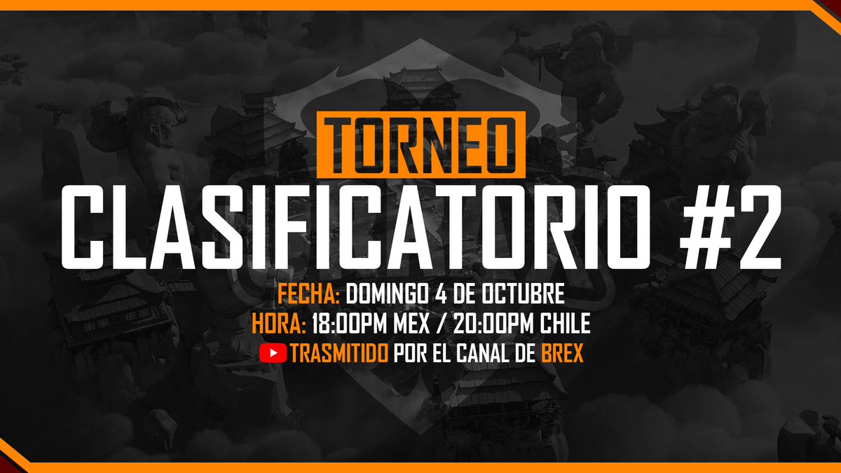 🔥TORNEO CLASIFICATORIO #2🔥

El domingo será el último día para ser uno de los 8 jugadores que disputen el premio en Play-Offs.

¿Aún no estás inscrito?
¡Inscríbete ahora! Las inscripciones cierran mañana a las 13:00 pm 🇲🇽🇵🇪

Podrán disfrutar del torneo por el canal de 
<a href="/BreX_2/">BreX🌟</a>.